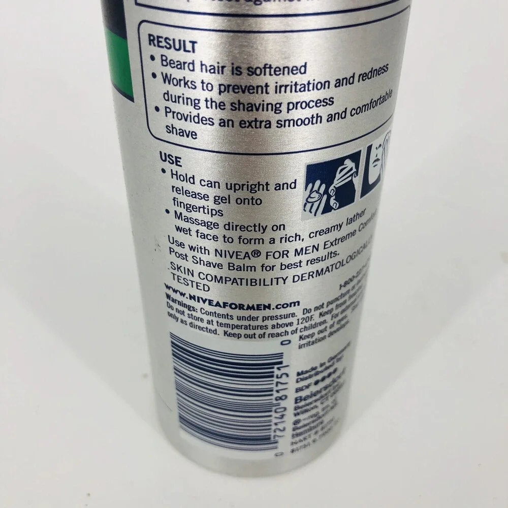 Nivea for Men High Performance Extreme Comfort 7 Fl. Oz. Shaving Gel